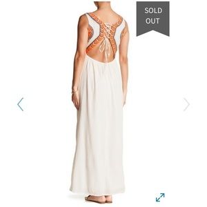 Maxi Embroidered Boho Dress, Romeo +Juliet Couture